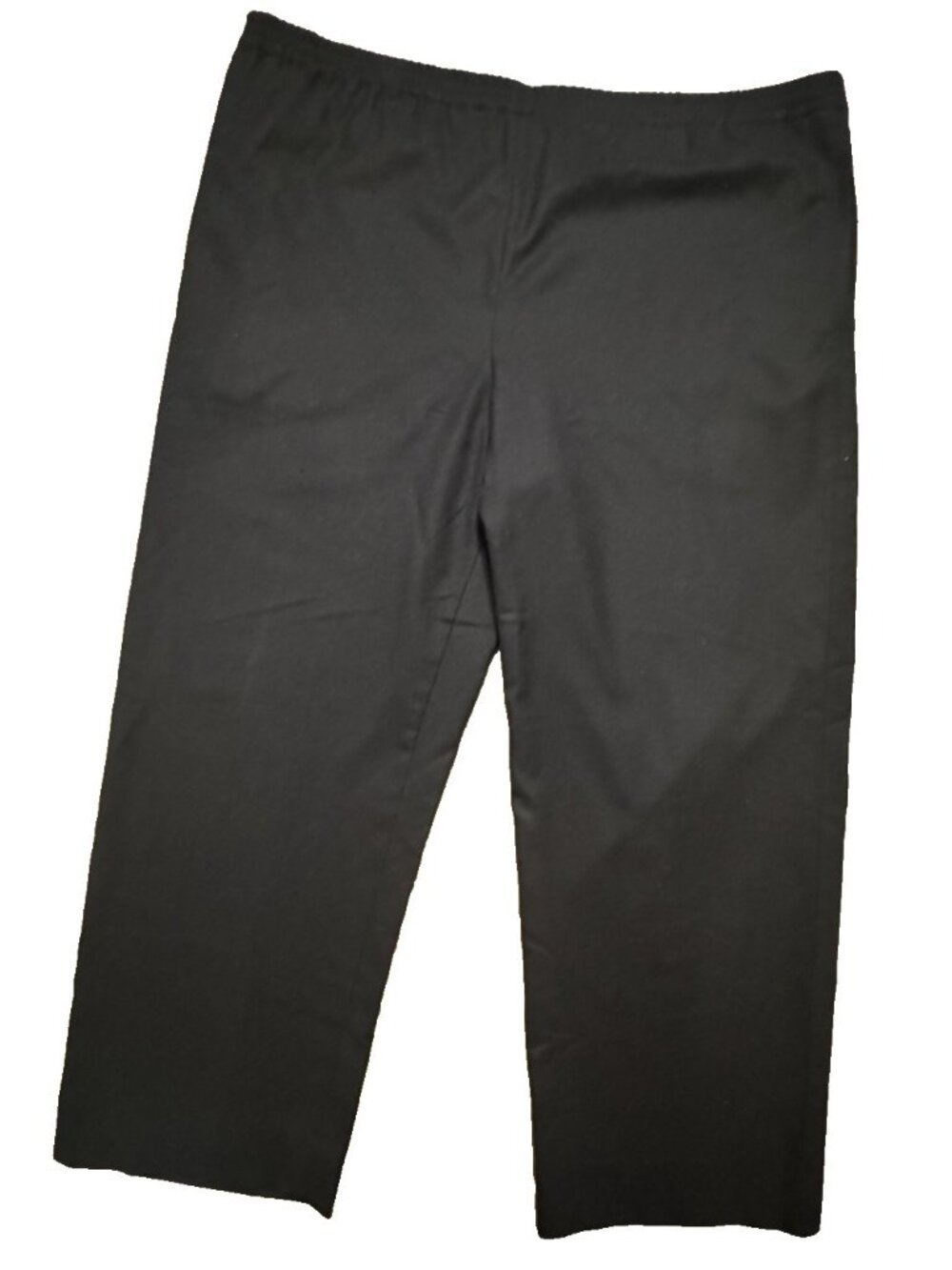 Eskandar Neiman Marcus Wool Cashmere Pants Size 1 Pockets Trouser Pull On Black